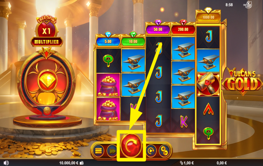 Vulcans Gold ИГРАЙТЕ В ИГРУ.