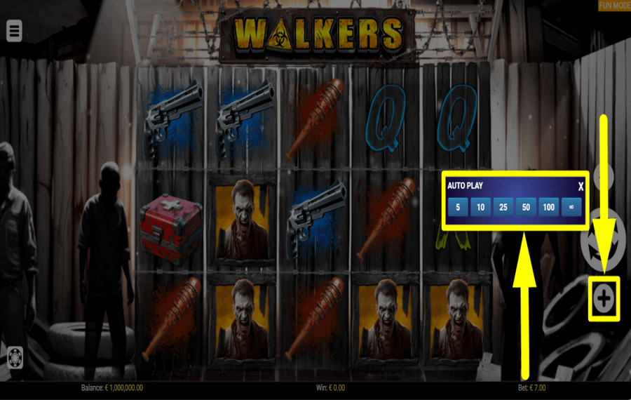 Walkers APPLICA RIPRODUZIONE AUTOMATICA.