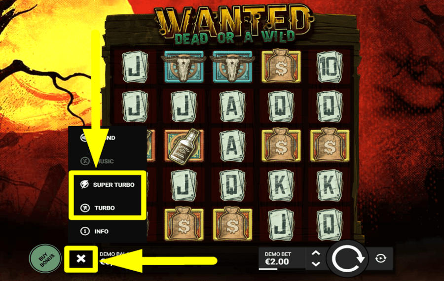 Wanted Dead Or A Wild ACCELERATE THE GAME.