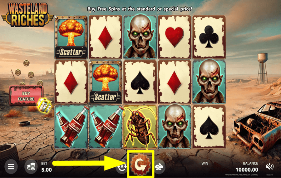 Wasteland Riches COMMENCE BETTING.