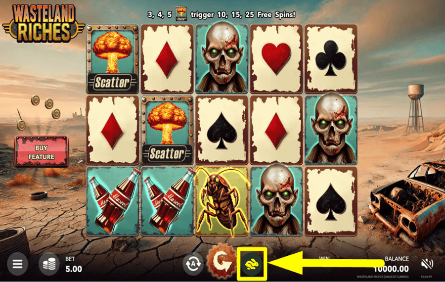 Wasteland Riches CONTROL THE PACE.