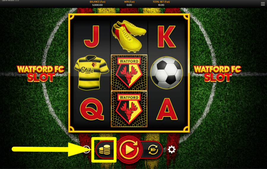 Watford FC Slot ADJUST YOUR WAGER.