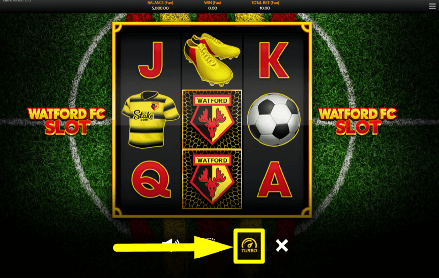 Watford FC Slot TURN ON TURBO MODE.