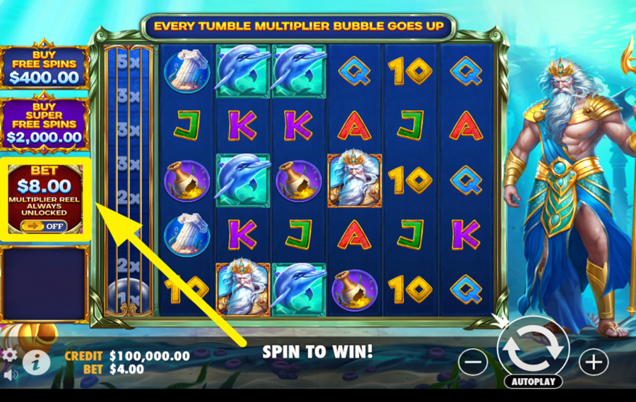 Waves of Poseidon AUMENTA TU APUESTA.