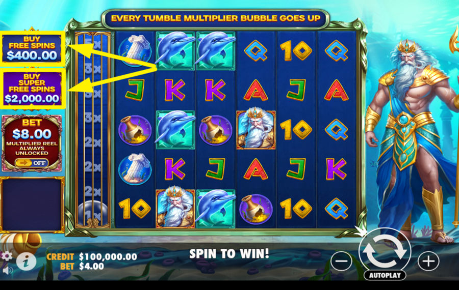 Waves of Poseidon COMPRA GIROS GRATIS.