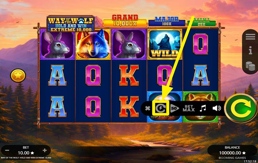 Way of the Wolf Hold and Win Extreme 10000 УВЕЛИЧЬТЕ СКОРОСТЬ.