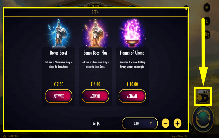 Ways of Athena ACQUISTA LE FUNZIONALITÀ DEL GIOCO.