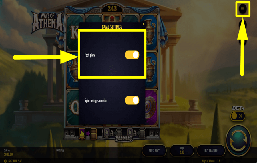Ways of Athena ACCELERA IL RITMO.