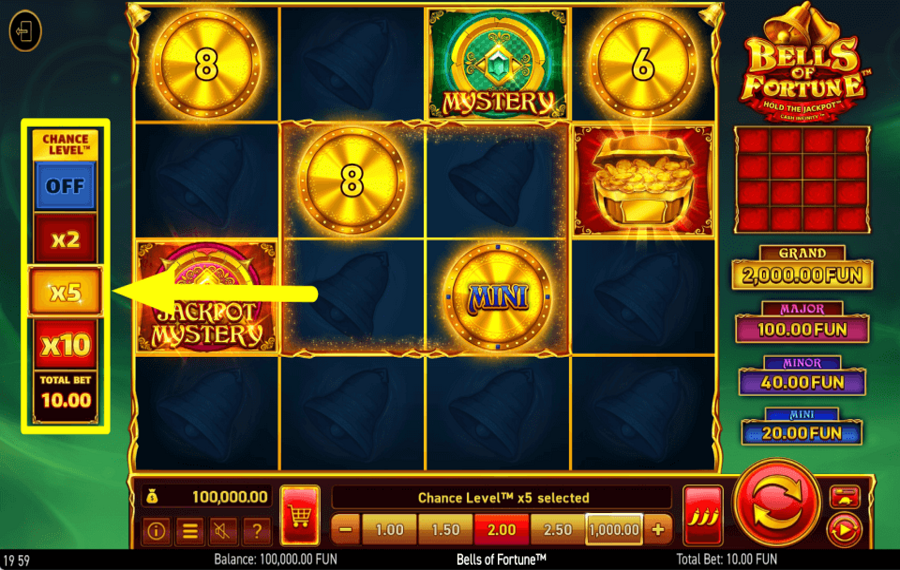 Wazdan Bells of Fortune SAISISSEZ L'OCCASION.