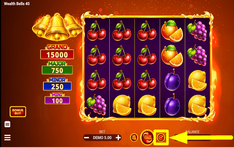 Wealth Bells 40 ПРОДОЛЖИТЬ В АВТОМАТИЧЕСКОМ РЕЖИМЕ.
