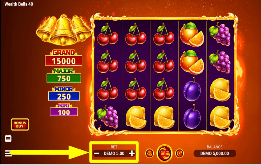 Wealth Bells 40 БРОСЬТЕ СТАВКУ.