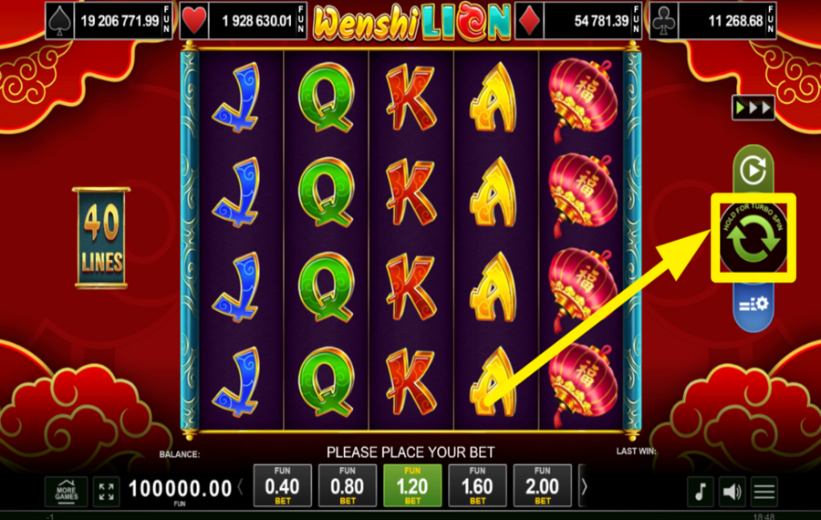 Wenshi Lion FAI GIRARE I RULLI.