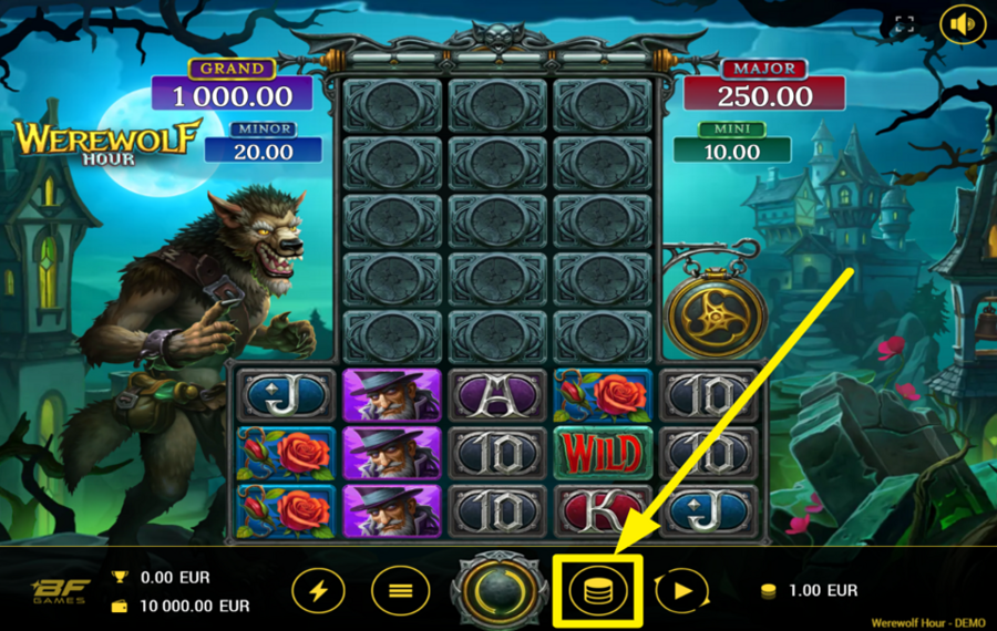 Werewolf Hour УСТАНОВИТЕ СВОЮ СТАВКУ.