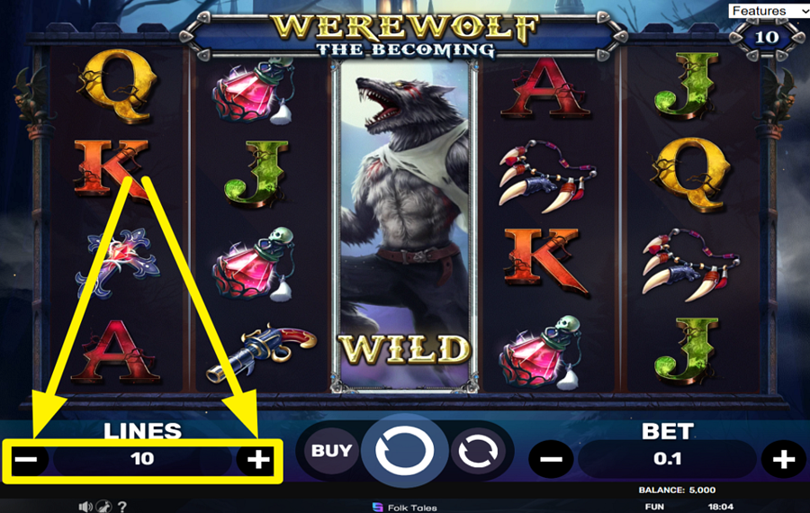 Werewolf the Becoming SPECIFY THE BET LINES.