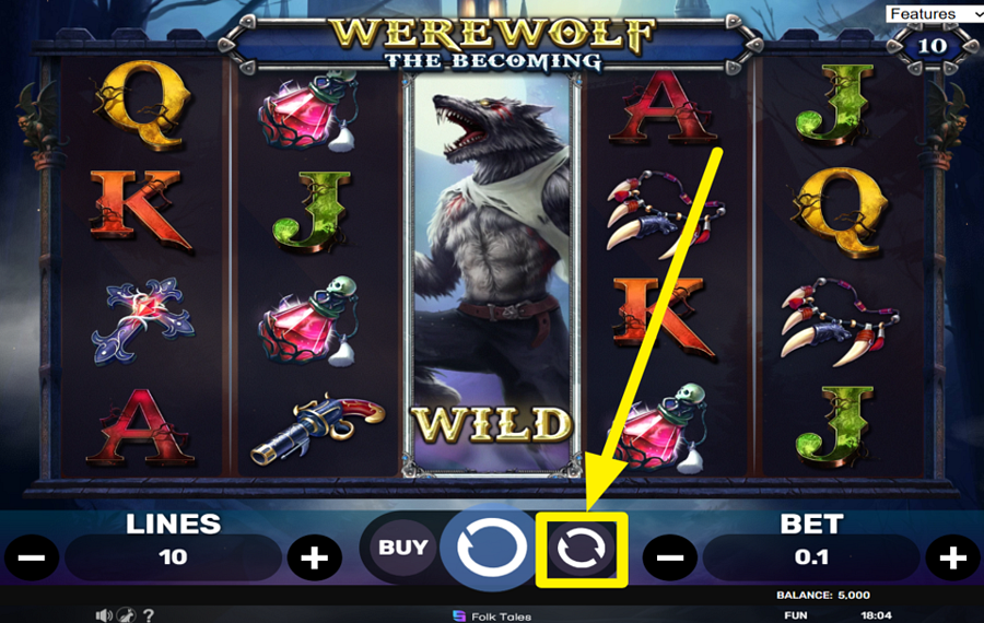Werewolf the Becoming INITIATE AUTOMATIC SPINNING.