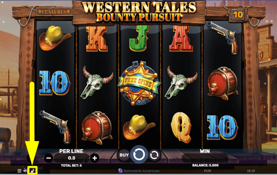 Western Tales Bounty Pursuit TURBO-MODUS EINSCHALTEN.