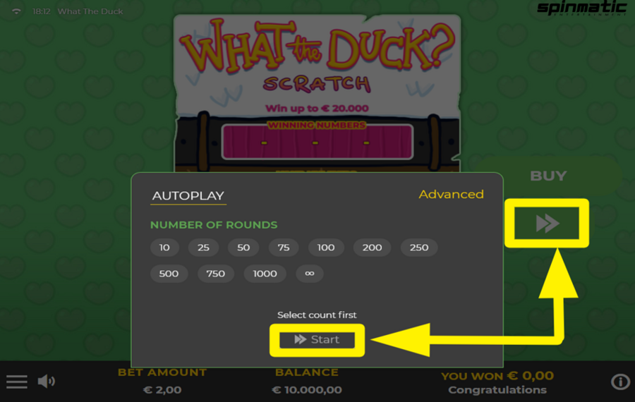 What the Duck UTILIZE AUTOPLAY.