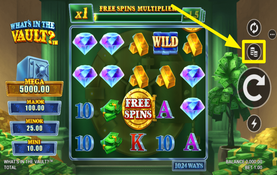 Whats in the Vault ОПРЕДЕЛИТЕ СВОЮ СТАВКУ.