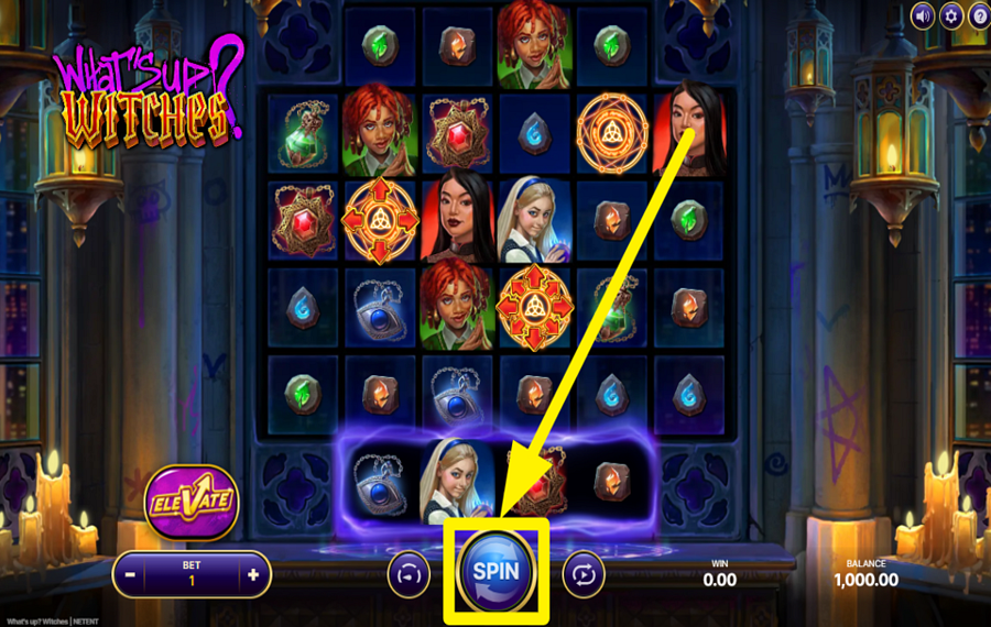 Whats Up Witches COMMENCEZ VOTRE JEU!