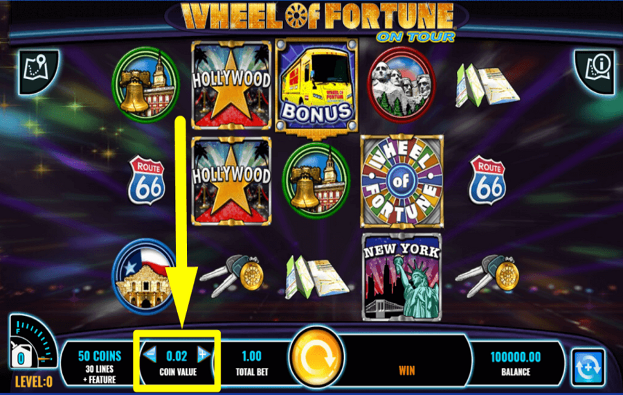 Wheel of Fortune On Tour PLACEZ VOTRE MISE TOTAL.
