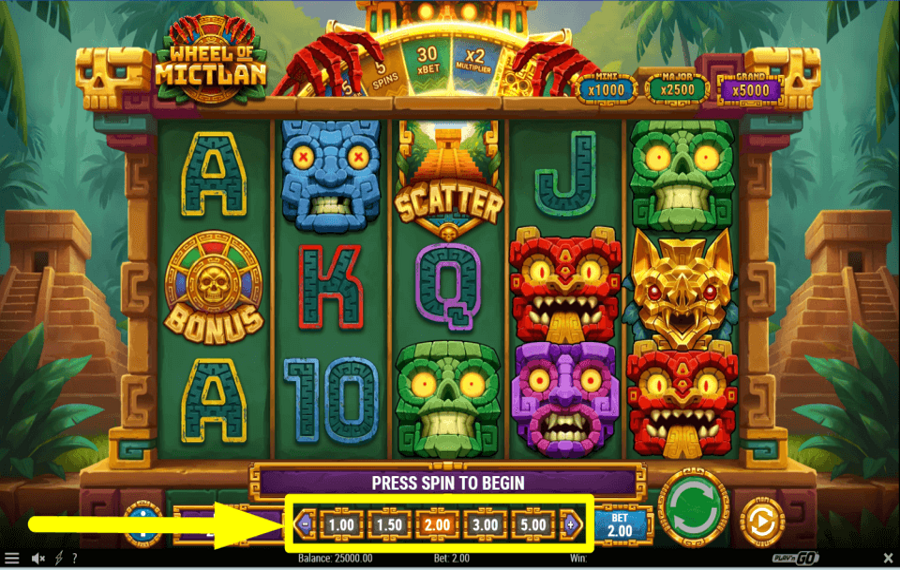 Wheel of Mictlan FAITES VOTRE PARI.