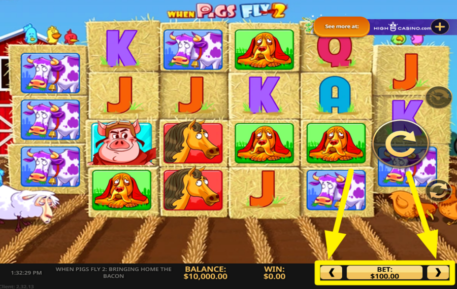 When Pigs Fly 2 Bringing Home the Bacon DETERMINE YOUR BET.