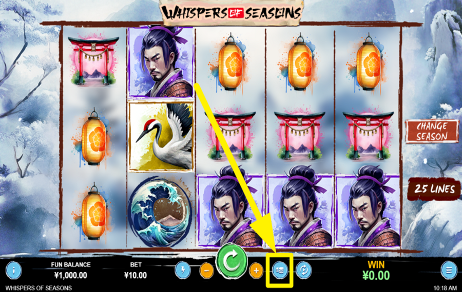 Whispers of Seasons WÄHLEN SIE DAS HÖCHSTE EINSATZLIMIT.