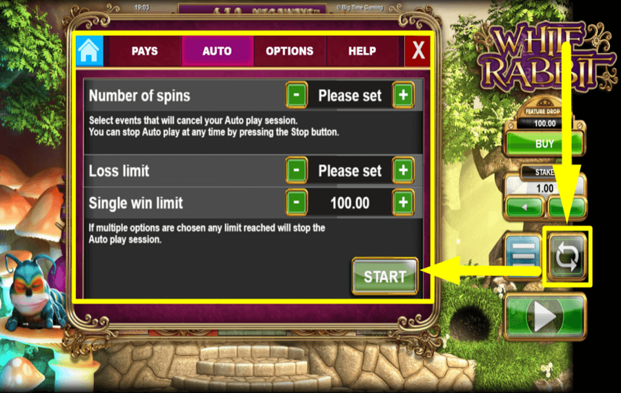 White Rabbit EXPLORA LA FUNCIÓN DE REPRODUCCIÓN AUTOMÁTICA.