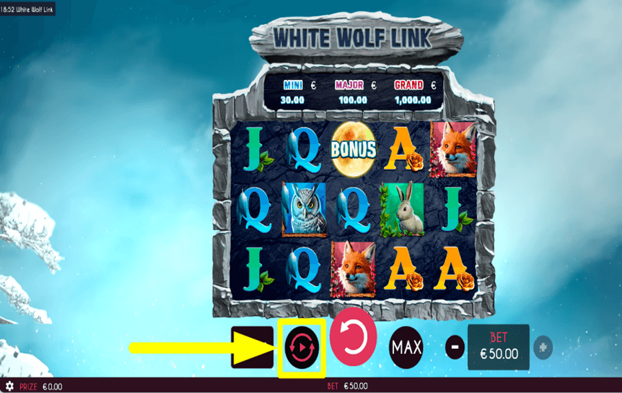 White Wolf Link CHOOSE AUTOPLAY