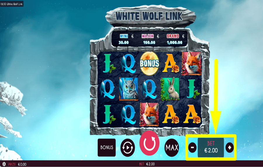 White Wolf Link CONTROL THE STAKE.