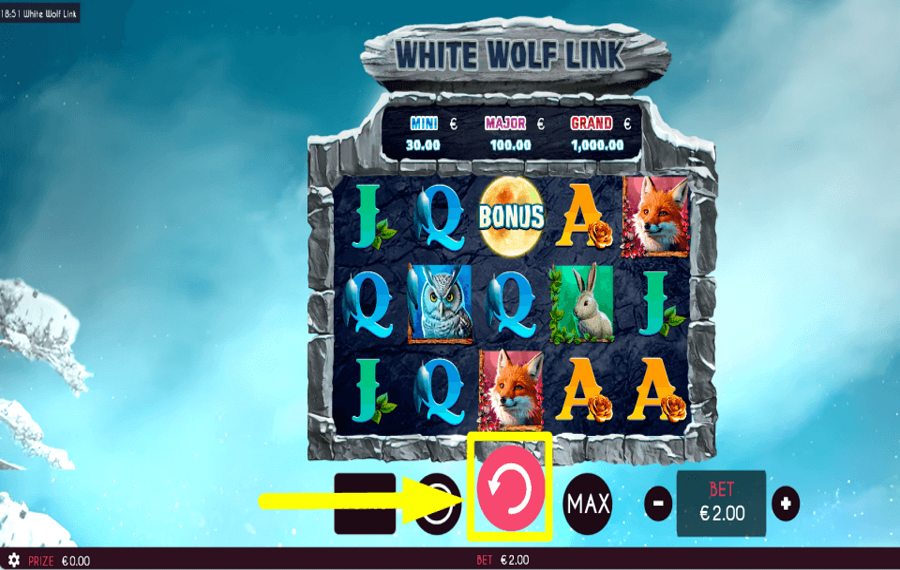 White Wolf Link COLLECT REWARDS.