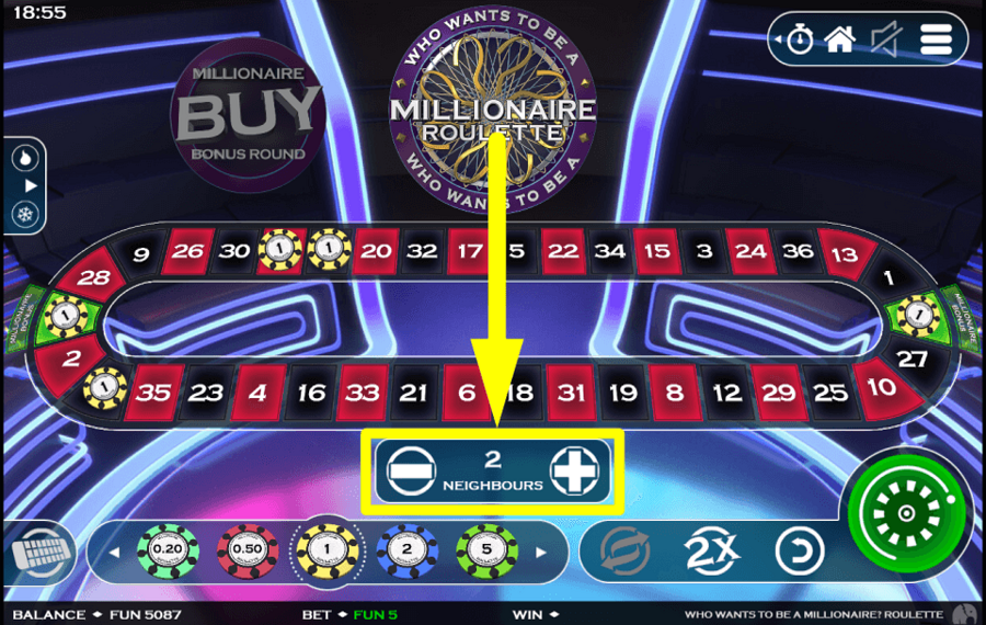 Who Wants To Be A Millionaire Roulette POSTULEZ À VOS VOISINS.