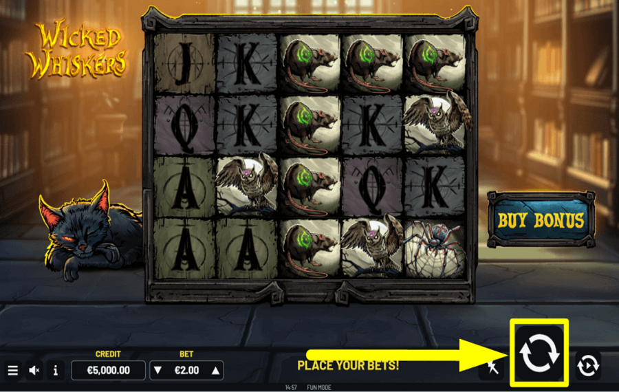 Wicked Whiskers DREH EINE DREHSPRUNG.