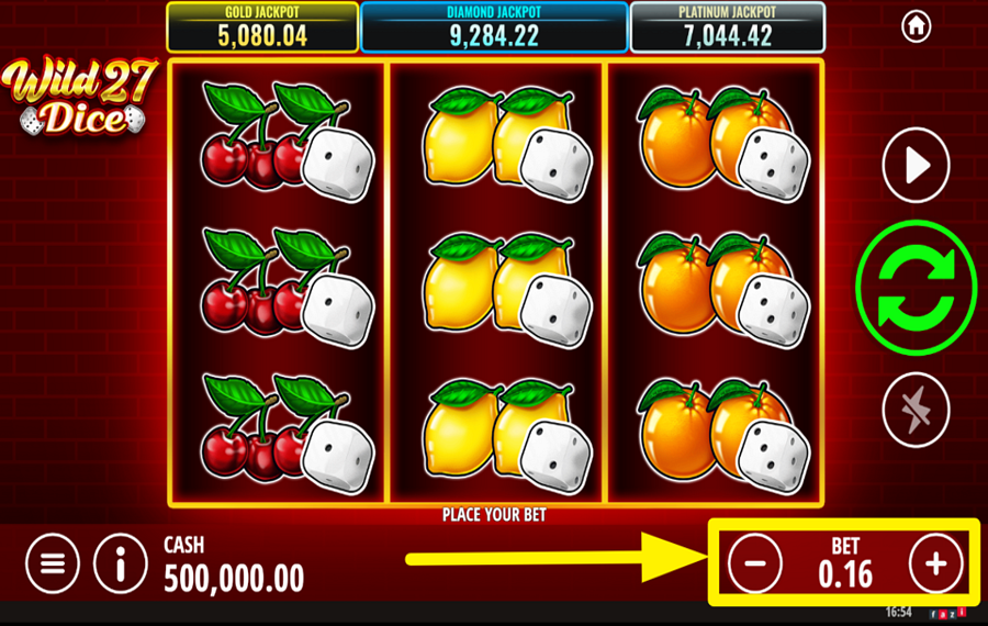 Wild 27 Dice CHOISISSEZ VOTRE MISE.