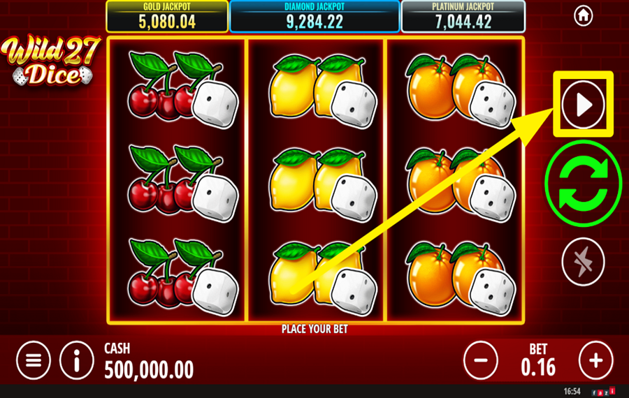 Wild 27 Dice DÉCLENCHEUR DE TOURNÉES AUTOMATIQUES.