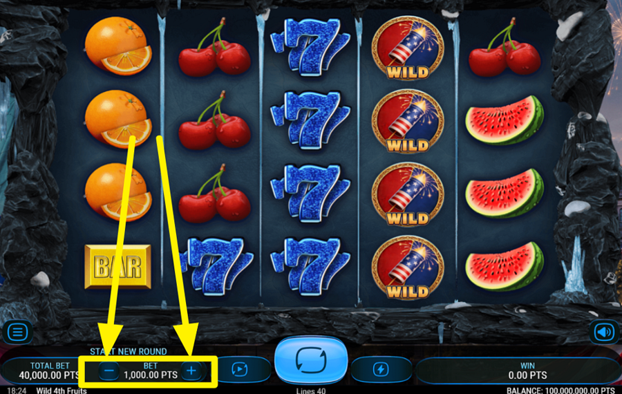 Wild 4th Fruits 賭けをしよう。