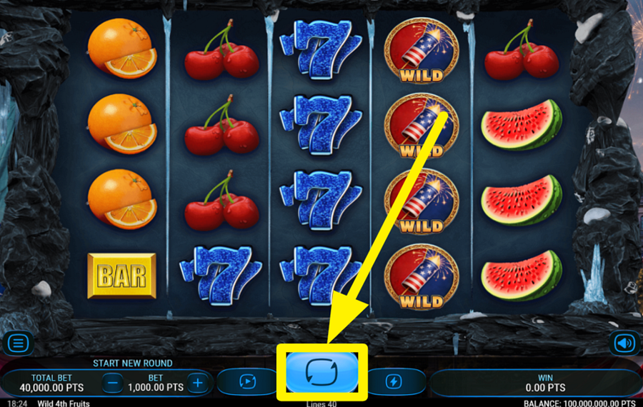 Wild 4th Fruits ゲームをプレイしよう。