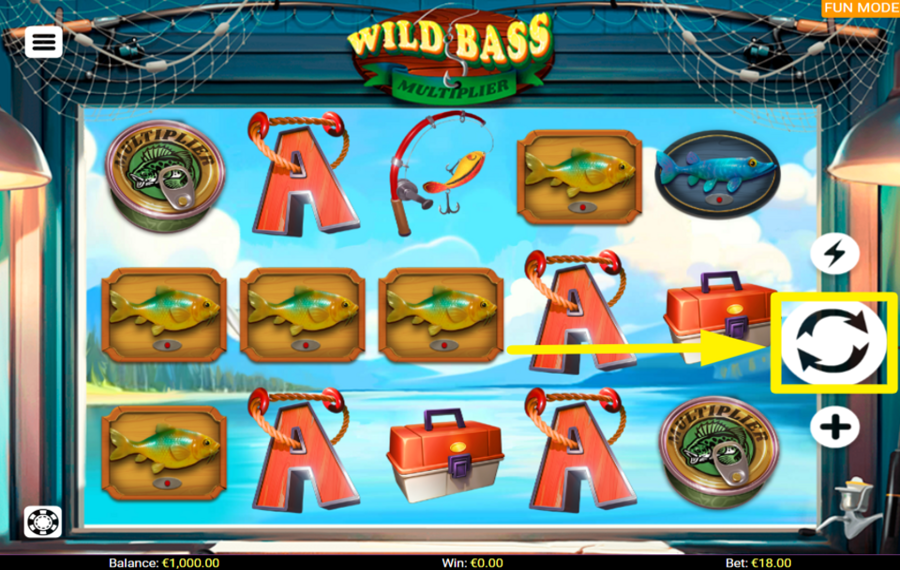 Wild Bass Multiplier SPIN THE REELS.