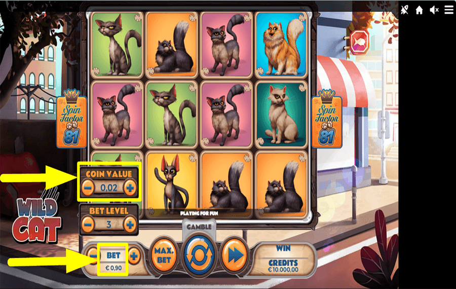 Wild Cat ИЗМЕНИТЕ СТОИМОСТЬ МОНЕТЫ.