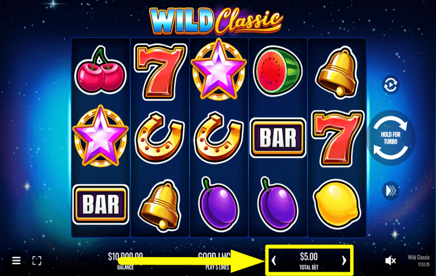 Wild Classic DETERMINA LA TUA SCOMMESSA.