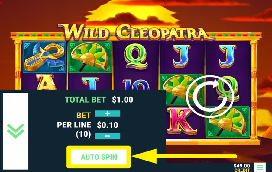 Wild Cleopatra AUTOMATISCHE SPINS STARTEN.