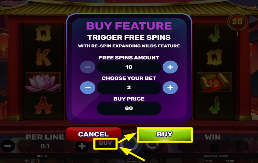 Wild Cobra Riches BUY FREE SPINS.