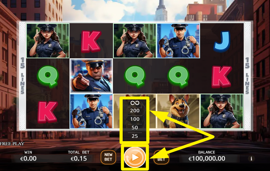 Wild Detective EMPLOY THE AUTOMATIC SPIN.