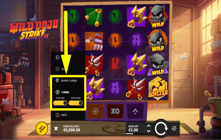 Wild Dojo Strike CHANGE THE PACE.