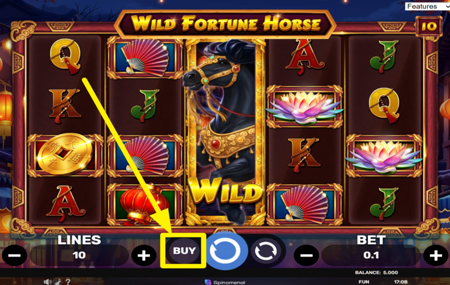 Wild Fortune Horse ПРИОБРЕСТИ БЕСПЛАТНЫЕ ВРАЩЕНИЯ.