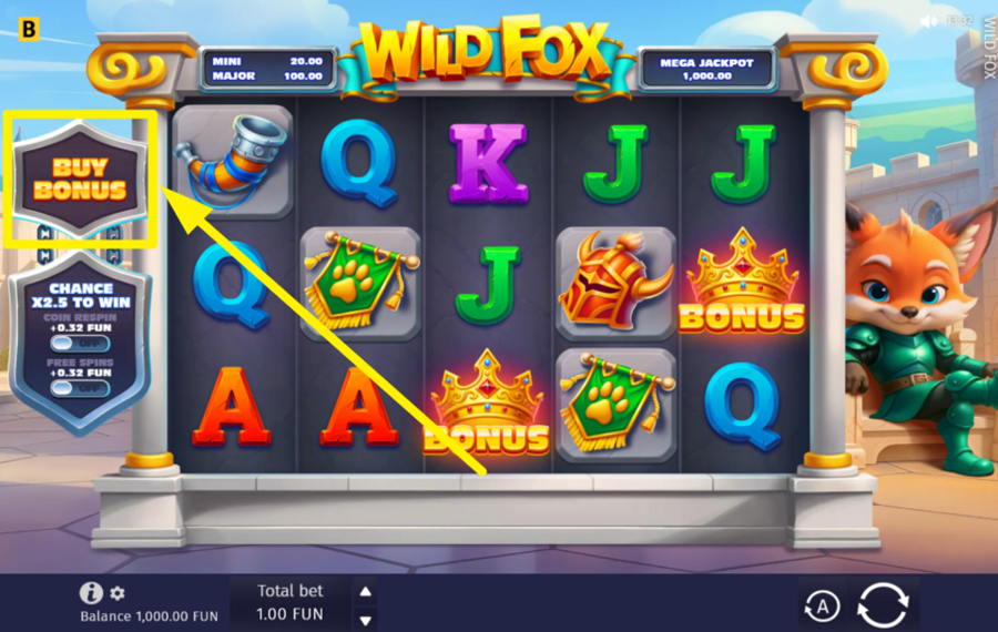 Wild Fox PROFITEZ D'UN BONUS !