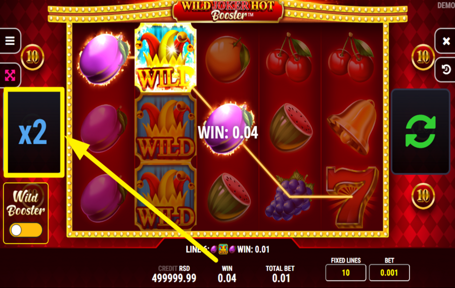 Wild Joker Hot Booster STRIVE FOR MORE!