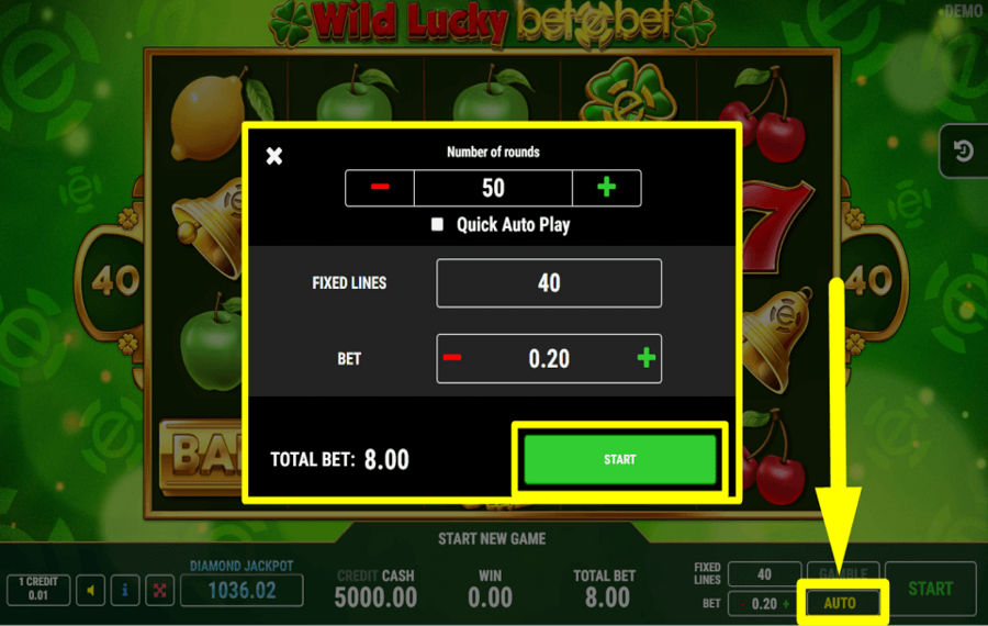 Wild Lucky Betebet USE THE AUTOPLAY FEATURE.