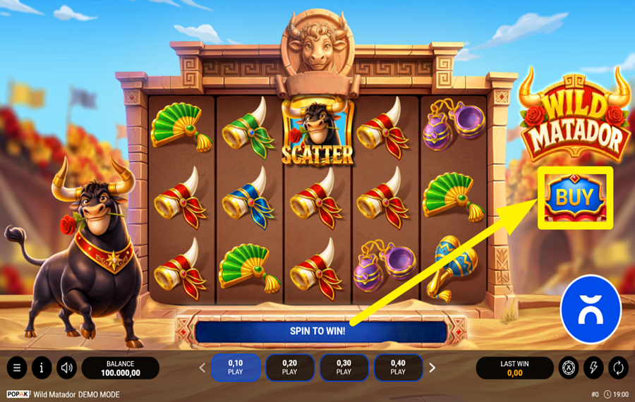 Wild Matador 無料スピンを購入しましょう。