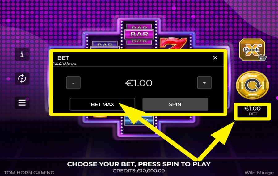 Wild Mirage УСТАНОВИТЕ МАКСИМАЛЬНУЮ СТАВКУ.